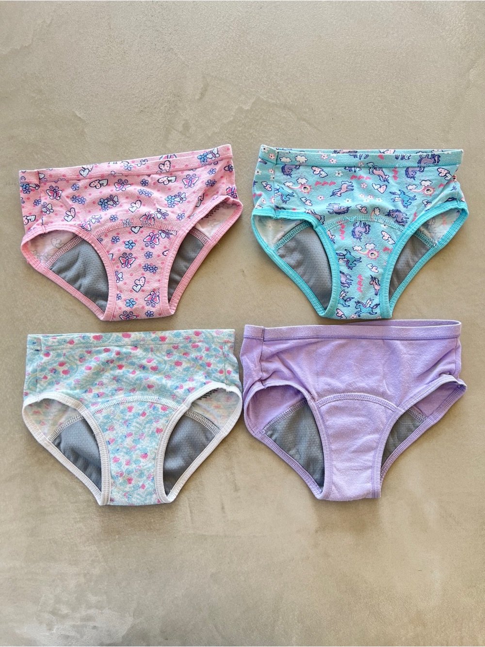 Hanes Toddler Girls' Potty Trainer Briefs Underwear, 4-Pack, 4-5T - Picture 2 of 11